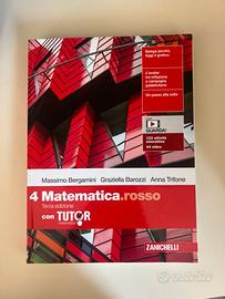 Libro 4 Matematica rosso