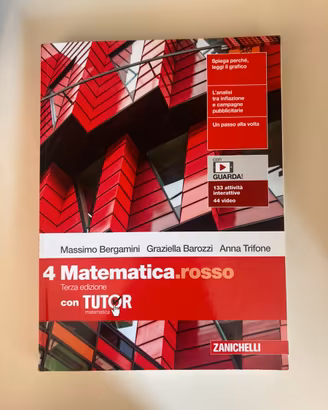 Libro 4 Matematica rosso
