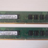 RAM Samsung DDR2 PC2-6400 800Mhz  2GB (2x1GB)