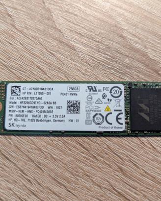 SSD SK Hynix 256 GB - PCIe Gen3 x4 NVMe 2280 SSD05