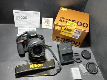 Fotocamera Nikon D3500 kit + zoom Nital AFS 18 55