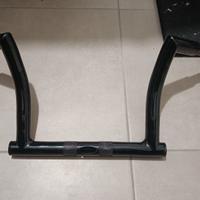 Manubrio HD chizeled 9" nero