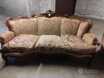 Divano Stile Barocco Piemontese anni 60