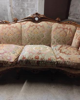 Divano Stile Barocco Piemontese anni 60