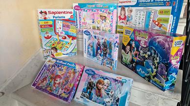 giochi in scatola e puzzle 