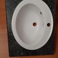 lavandino con marmo 