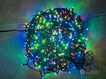 Luci Natale 1000 LED colorati per esterno ed inter
