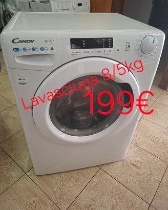 Lavasciuga candy 8/5kg 1400 giri di centrifuga 