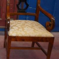 Sedie capotavola Biedermaier