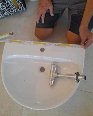Lavabo + rubinetto bagno