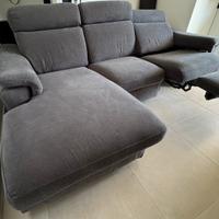 DIVANO POLTRONESOFÀ 4 POSTI CON PENISOLA E RELAX