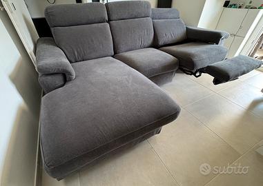 DIVANO POLTRONESOFÀ 4 POSTI CON PENISOLA E RELAX