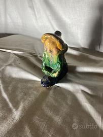 Antica Statua cinese in teracotta