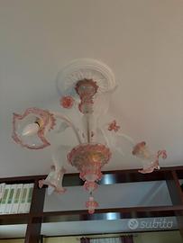 Lampadario Murano 3 luci