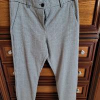 Pantaloni donna gamba diritta MicroStampa, tg. XS