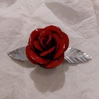 Oggetti casa e negozi, Rose in metallo argentato