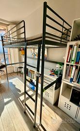 Letto a soppalco Ikea + materasso cm 90x200