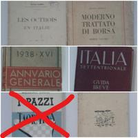 Libri vari anni 1930/40 (vedi elenco)