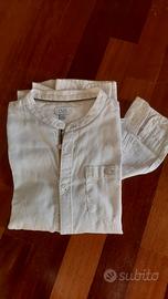 camicia lino bambino 10-12