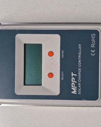 Regolatore mppt per fotovoltaico camper e batteria