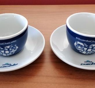 2 tazze da cappuccino Parmalat PuroBlu