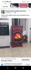 dstufa legna un anno fa comprata nuova ventilata