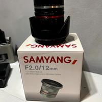 Samyang 12mm f/2.0 NCS CS  per Canon serie M