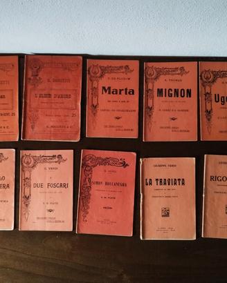 libretti opere liriche antichi