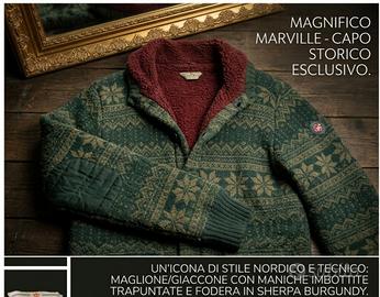 MARVILLE - Esclusivo Maglione/Giaccone Tecnico