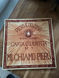 Disco vinile carta d’identità