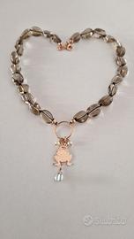 Girocollo in argento 925 e pietre dure