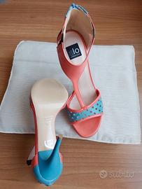 ISLO ISABELLA LORUSSO sandali in pelle n.38 NUOVI