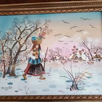 quadri naif firmati Cecilia Bernardelli