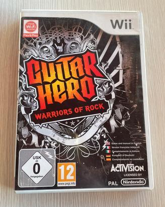 Gioco nintendo wii guitar hero warriors of rocks