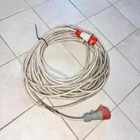 Prolunga trifase 380V + prese industriali 25 metri