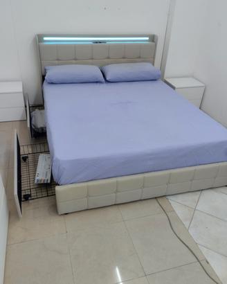 letto contenitore con cassetti 
