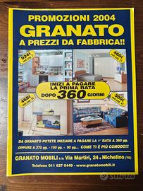 Volantino mobilificio 2004 Granato Mobili