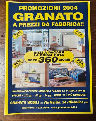 Volantino mobilificio 2004 Granato Mobili