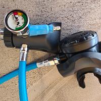 Set bombole 0,5lt/200atm con erogatore Minidive