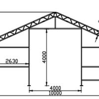 Capannone di stoccaggio 10x10 m. Tenda di stoccagg