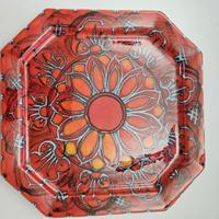 Piatto decorativo in ceramica