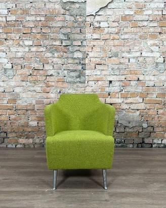 MOROSO Poltroncina JULES tex verde mela