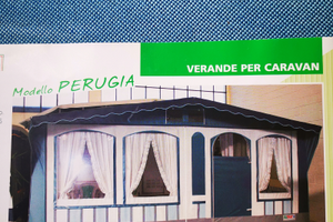 Veranda per roulotte mod. Fendt o Hobby 420
