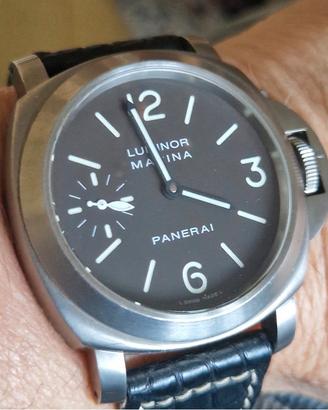 PAM118 Titanio quadrante  Tobacco Garanzia 2033
