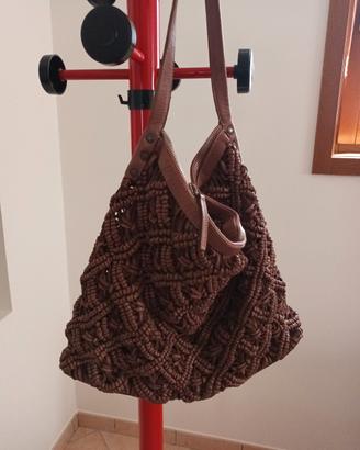 Borsa Caterina Lucchi in pelle marrone