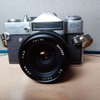 Macchina fotografica Zenit EM + Obiettivo Petri 28