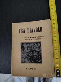 Libretto opera "Fra Diavolo"