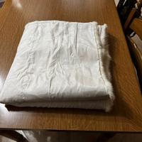 Coperta visone bianco