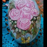 sasso artistico dipinto a mano 