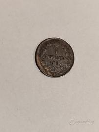 2 monete da 1 Centesimo Re Umberto I°